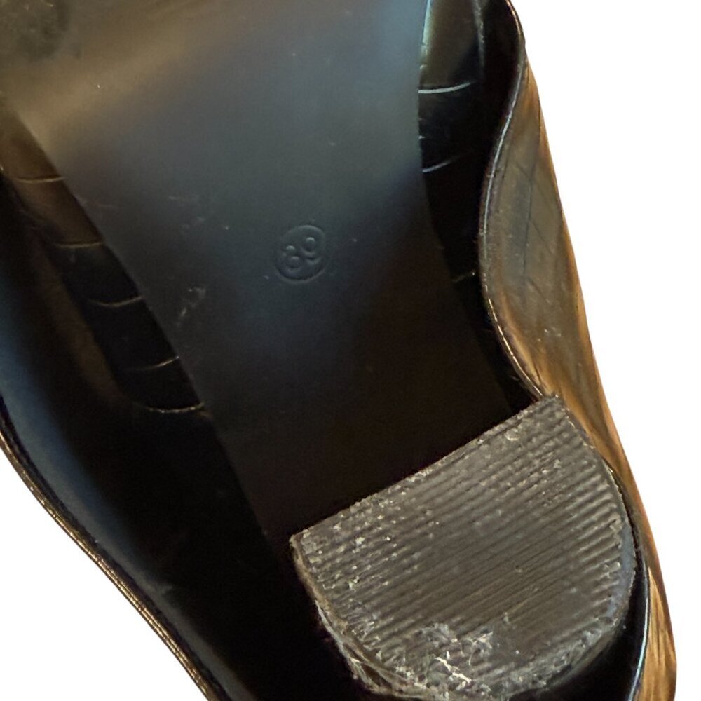 Gator print PU black boots - Picture 7 of 7